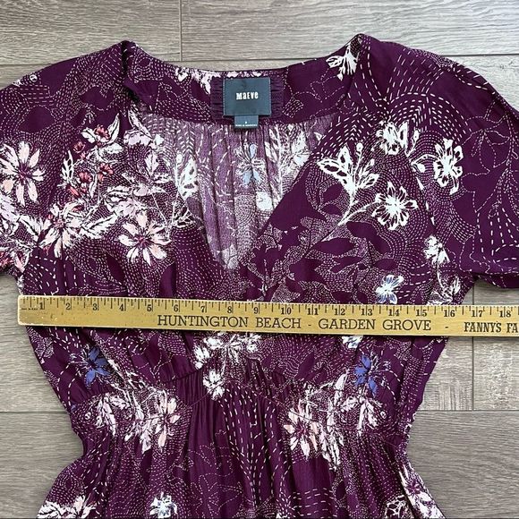 Anthropologie Maeve Monaco Ruffle Sleeve Dress Size Small - Picture 6 of 14